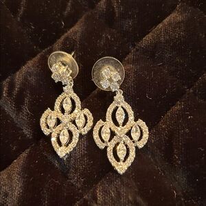 Sparkling Crystal Drop Earrings